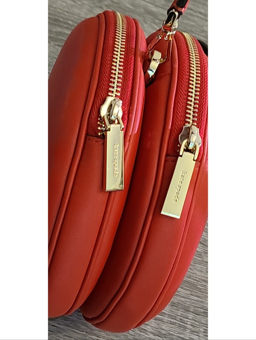🆕️ Kate Spade Double Roma Tomato Bag Crossbody Retro Resortwear - Picture 12 of 16